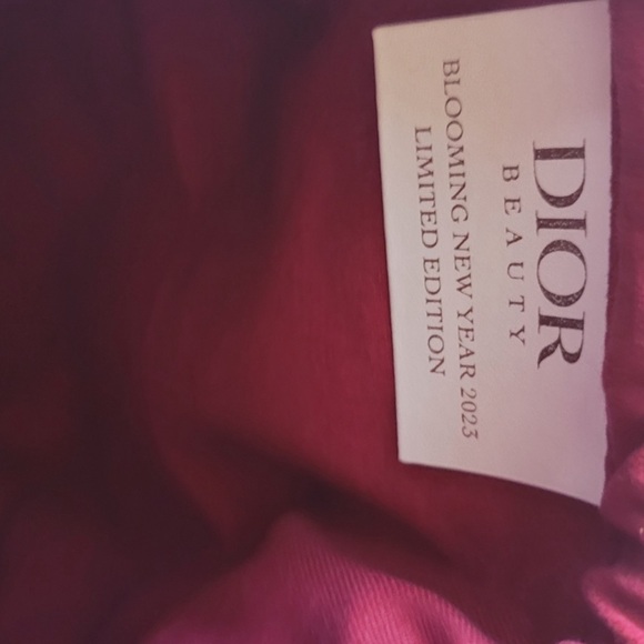- Dior Beauty Pouch Cosmetic Bag